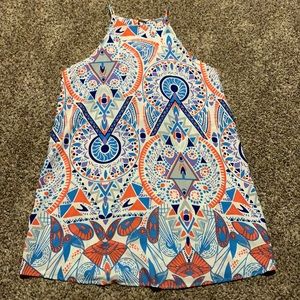 Boutique Shift Patterned Sundress